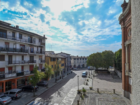 La vista sulla piazza